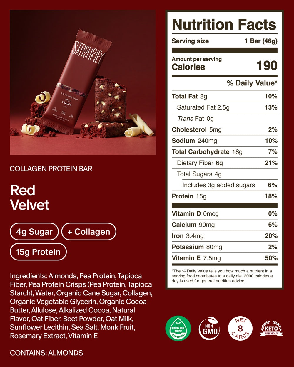 Red Velvet — nutrition facts and ingredients