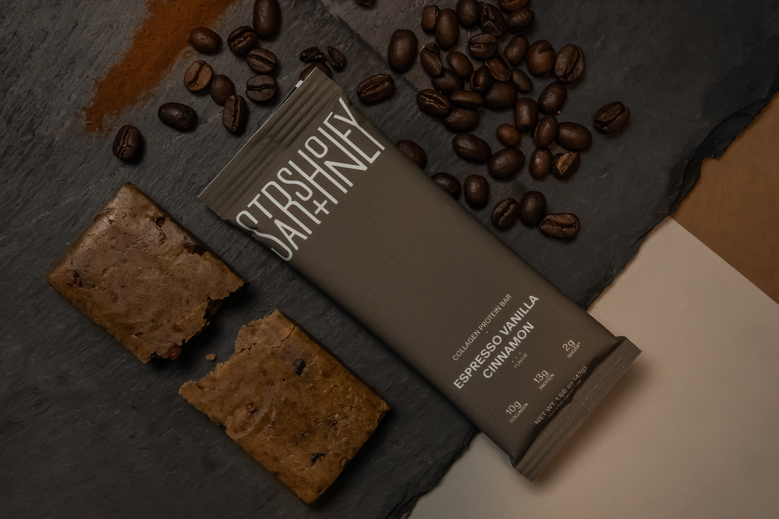 Shop Collagen Protein Bars, 10g Collagen + 190 Cals Stars + Honey