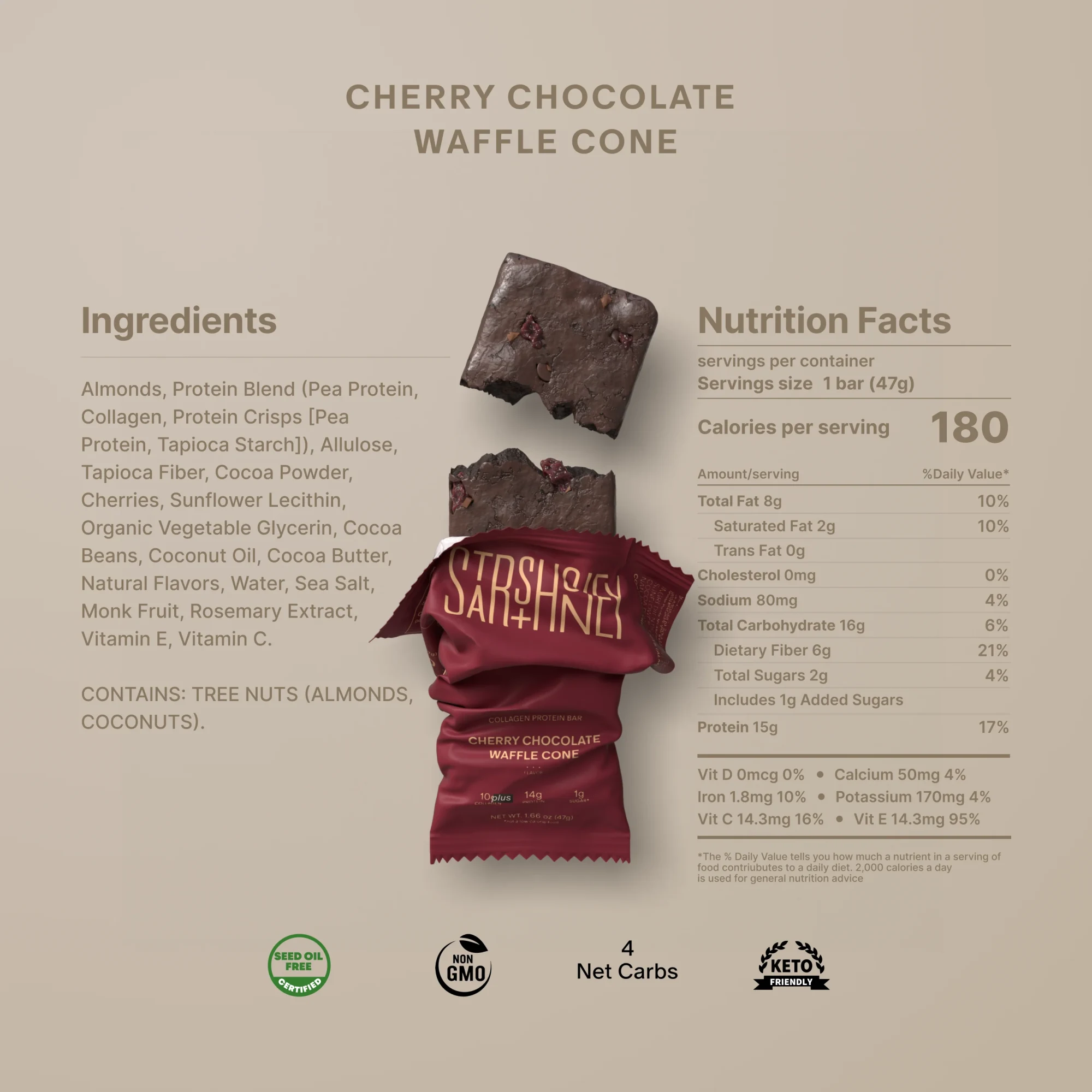 Product Image number 4 for Cherry Chocolate Waffle Cone