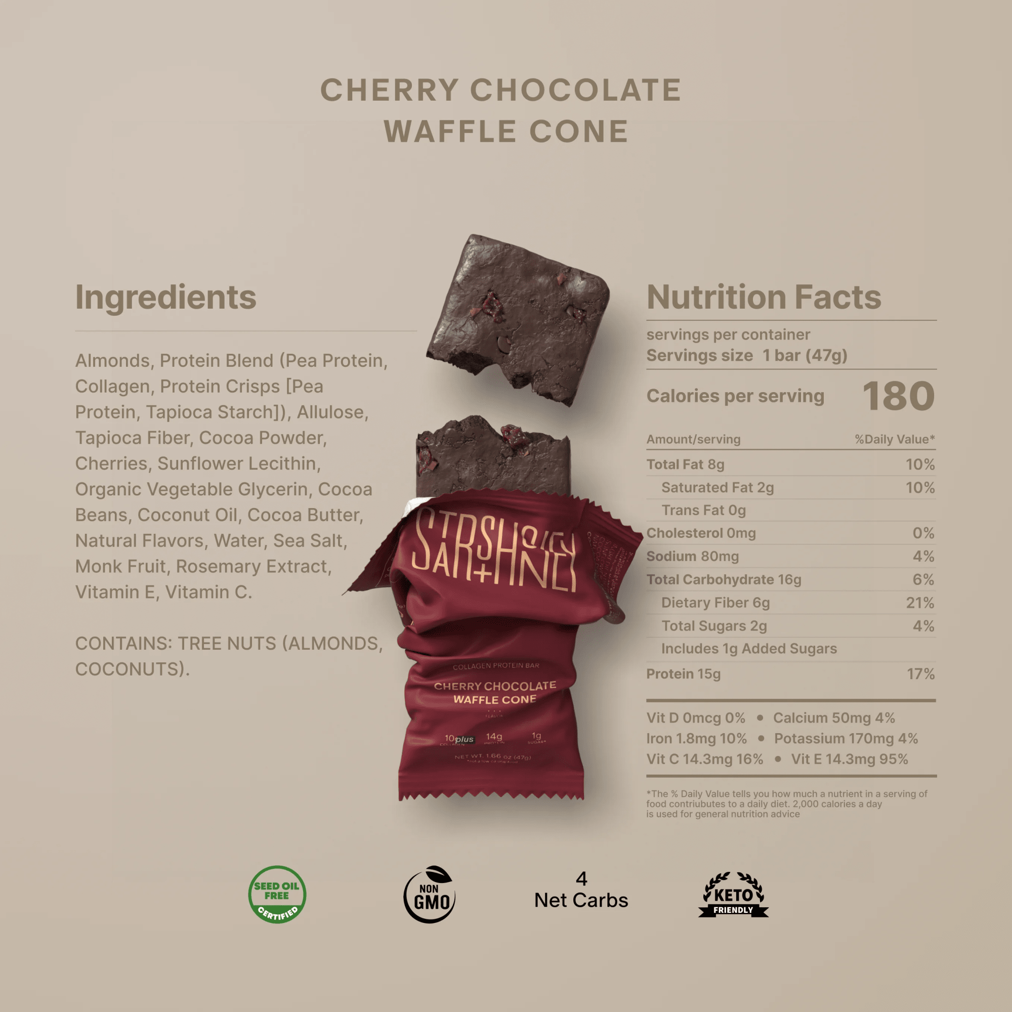 Product Image number 4 for Cherry Chocolate Waffle Cone