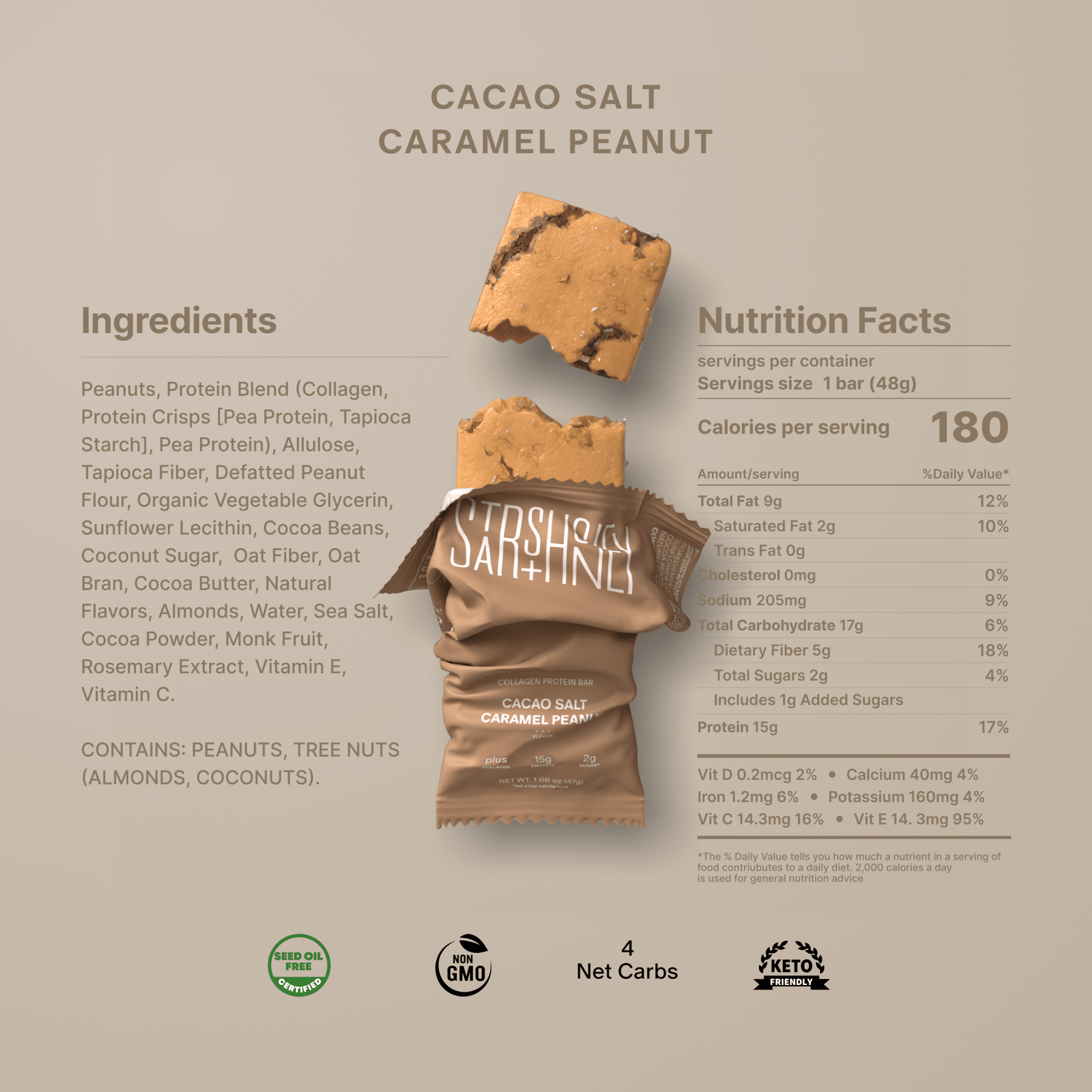 Product Image number 7 for Cacao Salt Caramel Peanut