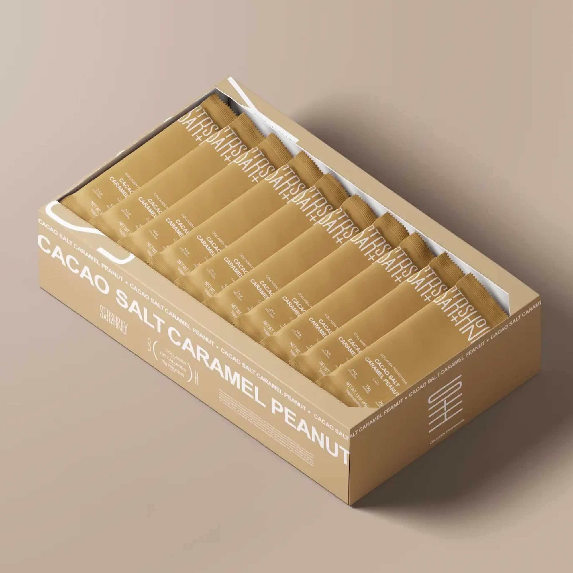 Product Image number 5 for Stars + Honey | The Protein Bar – Cacao Salt Caramel Peanut - All natural ingredients. Gluten Free, Dairy Free, Soy Free and no sugar alcohol sweeteners.