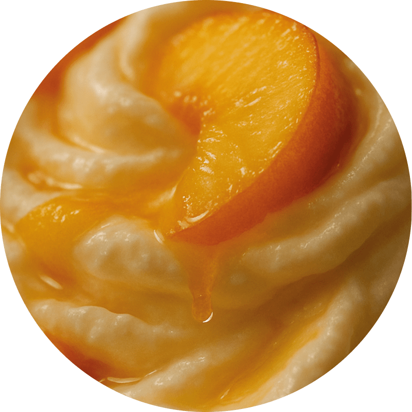 swatch for Peaches and Cream